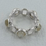 925 Sterling Silver Larimar Ring