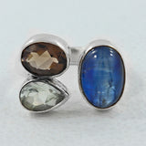 925 Sterling Silver Larimar Rings