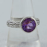 925 Sterling Silver Blue Topaz Ring