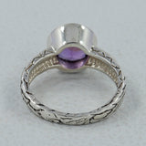 925 Sterling Silver Blue Topaz Ring