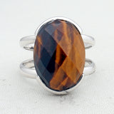 Mustard Jasper Silver Rings