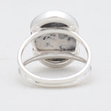 Mustard Jasper Silver Rings