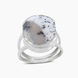 Mustard Jasper Silver Rings