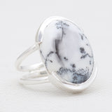 Mustard Jasper Silver Rings