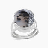 Mustard Jasper Silver Rings