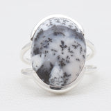 Mustard Jasper Silver Rings