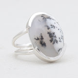 Mustard Jasper Silver Rings