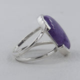 Mustard Jasper Silver Rings