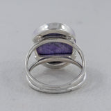 Mustard Jasper Silver Rings