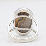 Mustard Jasper Silver Rings