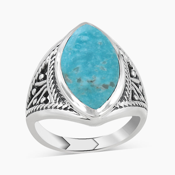 Mexican Turquoise Silver Rings