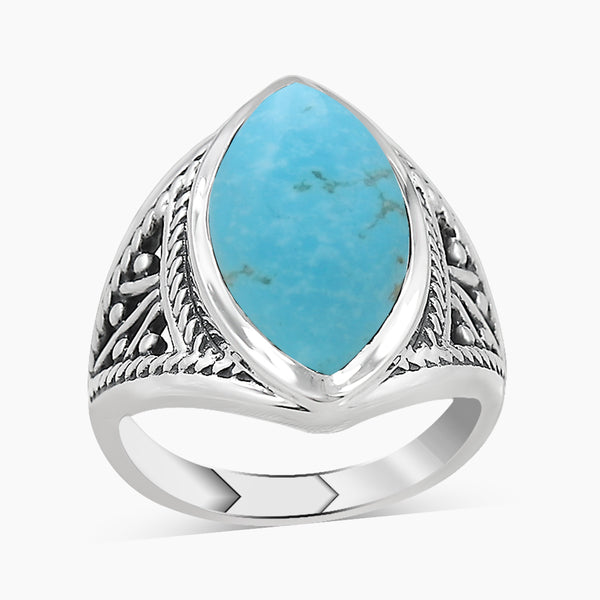Mexican Turquoise Silver Rings