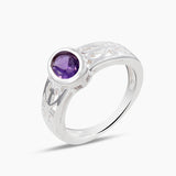 Genuine Emerald Silver Rings