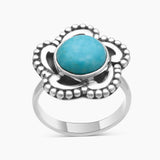 Mexican Turquoise Silver Rings
