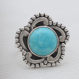 Mexican Turquoise Silver Rings
