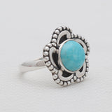 Mexican Turquoise Silver Rings