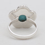 Mexican Turquoise Silver Rings
