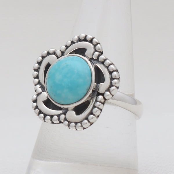 Mexican Turquoise Silver Rings
