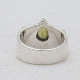 Vintage Style Peridot Silver Rings
