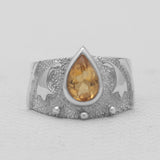 Vintage Style Peridot Silver Rings