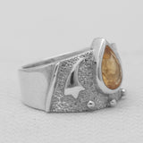 Vintage Style Peridot Silver Rings