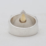 Vintage Style Peridot Silver Rings