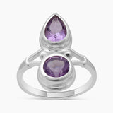 925 Sterling Silver Amethyst Rings