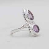 925 Sterling Silver Amethyst Rings