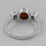 925 Sterling Silver Ethiopian Opal Ring