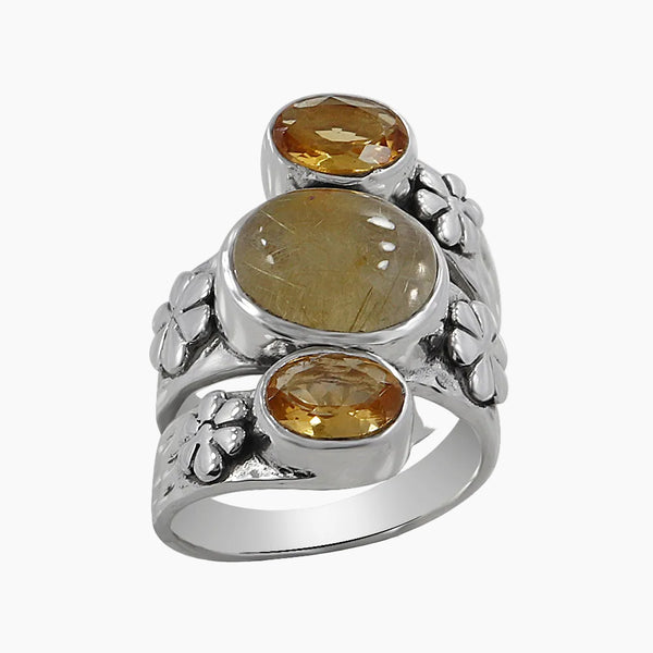 Larimar Silver Ring