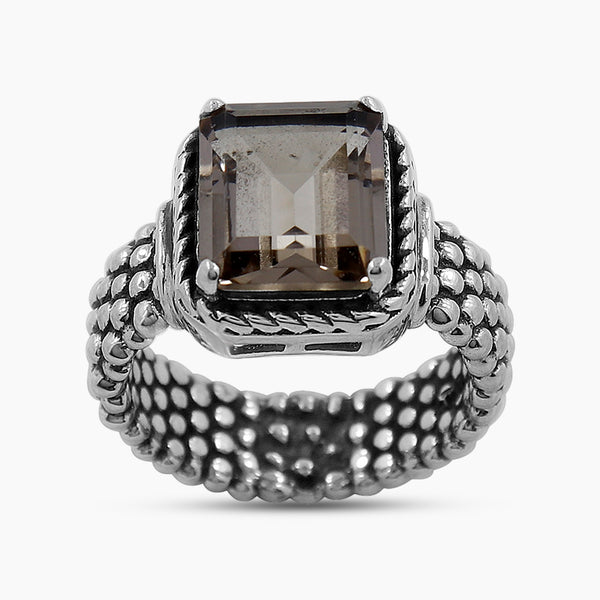Amethyst Silver Rings