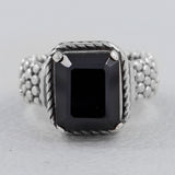 Amethyst Silver Rings