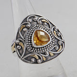 Garnet Gemstone Sterling Silver Rings