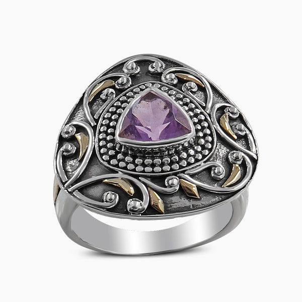 Garnet Gemstone Sterling Silver Rings