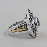 Garnet Gemstone Sterling Silver Rings