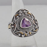 Garnet Gemstone Sterling Silver Rings