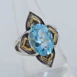 925 Sterling Silver Citrine Rings