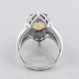 925 Sterling Silver Citrine Rings