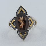 925 Sterling Silver Citrine Rings