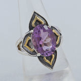 925 Sterling Silver Citrine Rings