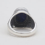 Larimar Gemstone 925 Sterling Silver Rings