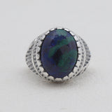 Larimar Gemstone 925 Sterling Silver Rings