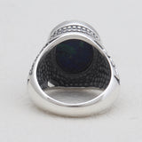 Larimar Gemstone 925 Sterling Silver Rings