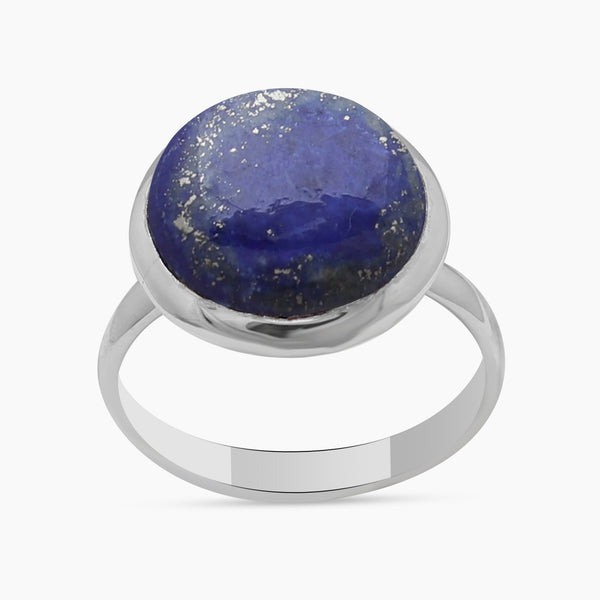 Natural Lapis Lazuli Sterling Silver Rings