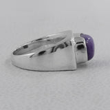 Charoite Silver Rings