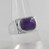 Charoite Silver Rings