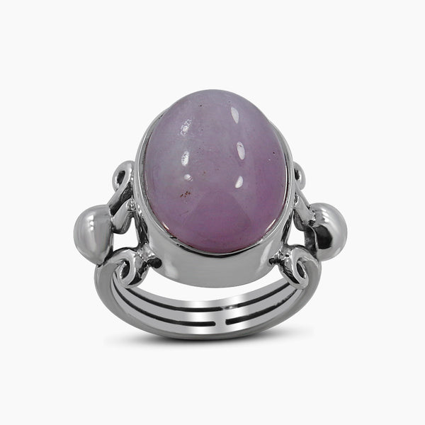 Kunzite Gemstone Sterling Silver Rings