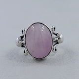 Kunzite Gemstone Sterling Silver Rings