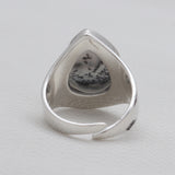 925 Silver Rainbow Moonstone Rings
