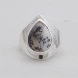 925 Silver Rainbow Moonstone Rings
